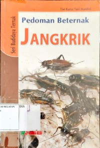 Pedoman Budidaya Beternak Jangkrik