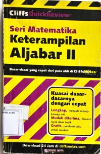 Seri Matematika Keterampilan Aljabar II