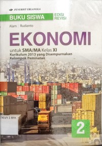 Image of Ekonomi untuk SMA/MA kelax XI