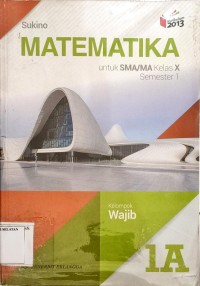 Image of Matematika untuk SMA/MA kelas X Sem. 1