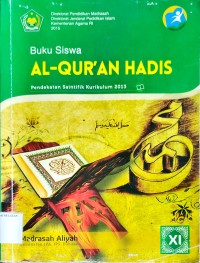 Image of Buku Siswa Al-Qur'an Hadis kelas XI